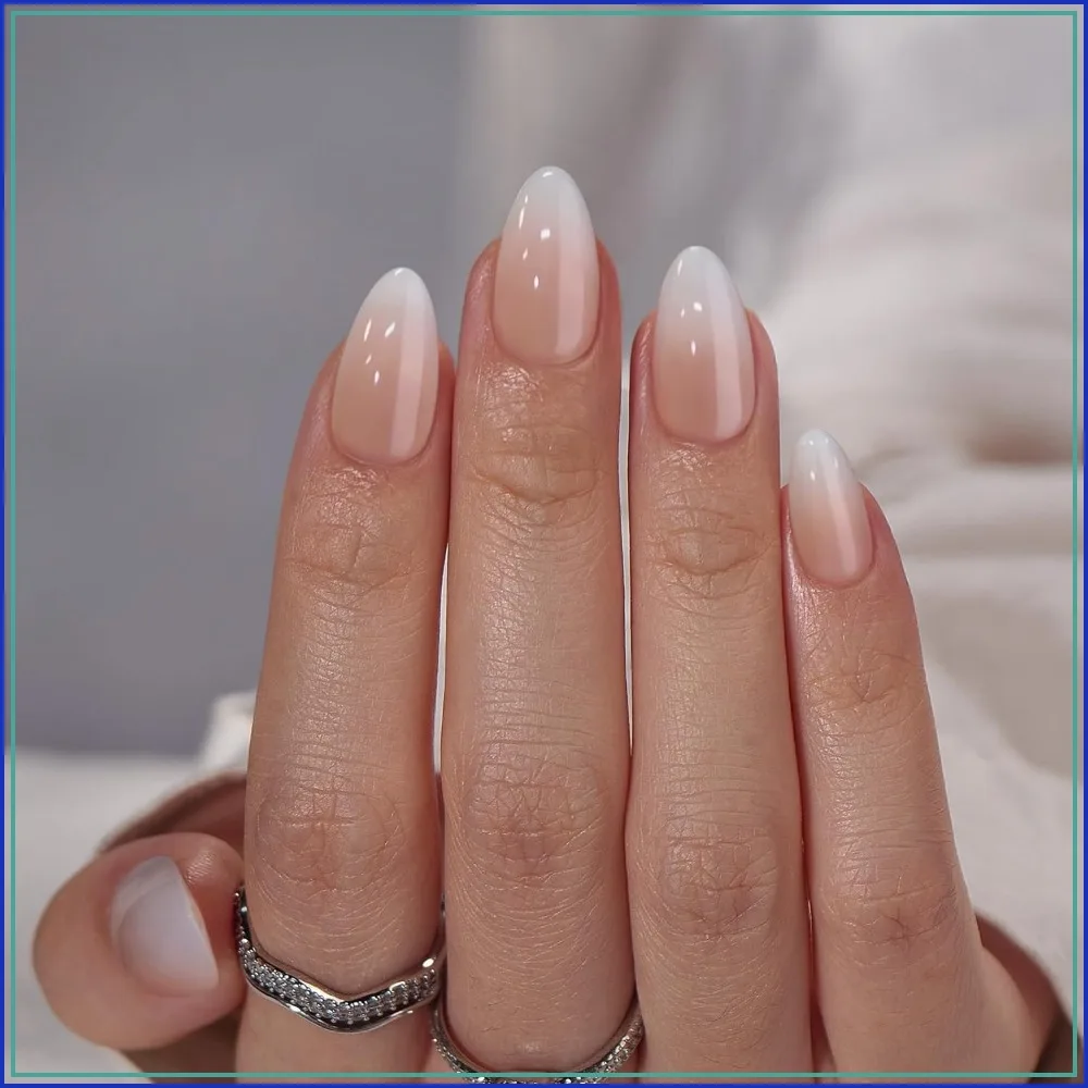 Soft Gel Press On Nails Almond Medium 32Pcs Ombre Fake Nails Kit with Glue Reusable Stick On Nails
Soft Gel Press On Nails Almond Medium 32Pcs Ombre Fake Nails Kit with Glue Reusable Stick On Nails