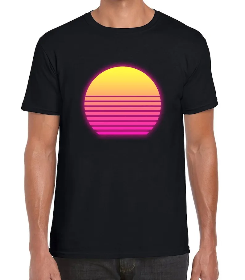 Vaporwave Sunset Japanese Logo Old School Men's T-shirt Cotton Trendy Printed Top Tee
Vaporwave Sunset Japanese Logo Old School Men's T-shirt Cotton Trendy Printed Top Tee