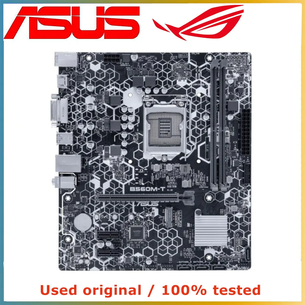 For ASUS B560M-T Computer Motherboard LGA 1200 DDR4 64G For Intel B560 Desktop Mainboard M.2 NVME PCI-E 3.0 X16
For ASUS B560M-T Computer Motherboard LGA 1200 DDR4 64G For Intel B560 Desktop Mainboard M.2 NVME PCI-E 3.0 X16