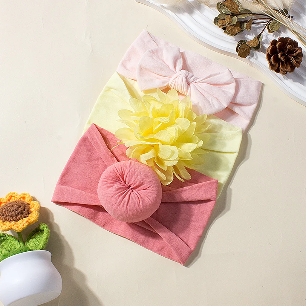 3pcs/set Newborn Hair Flower Nylon Headbands Baby Girls Soft Bowknot Turban Headwraps Cute Bobby Ball Headband Set Kids Headwear
3pcs/set Newborn Hair Flower Nylon Headbands Baby Girls Soft Bowknot Turban Headwraps Cute Bobby Ball Headband Set Kids Headwear