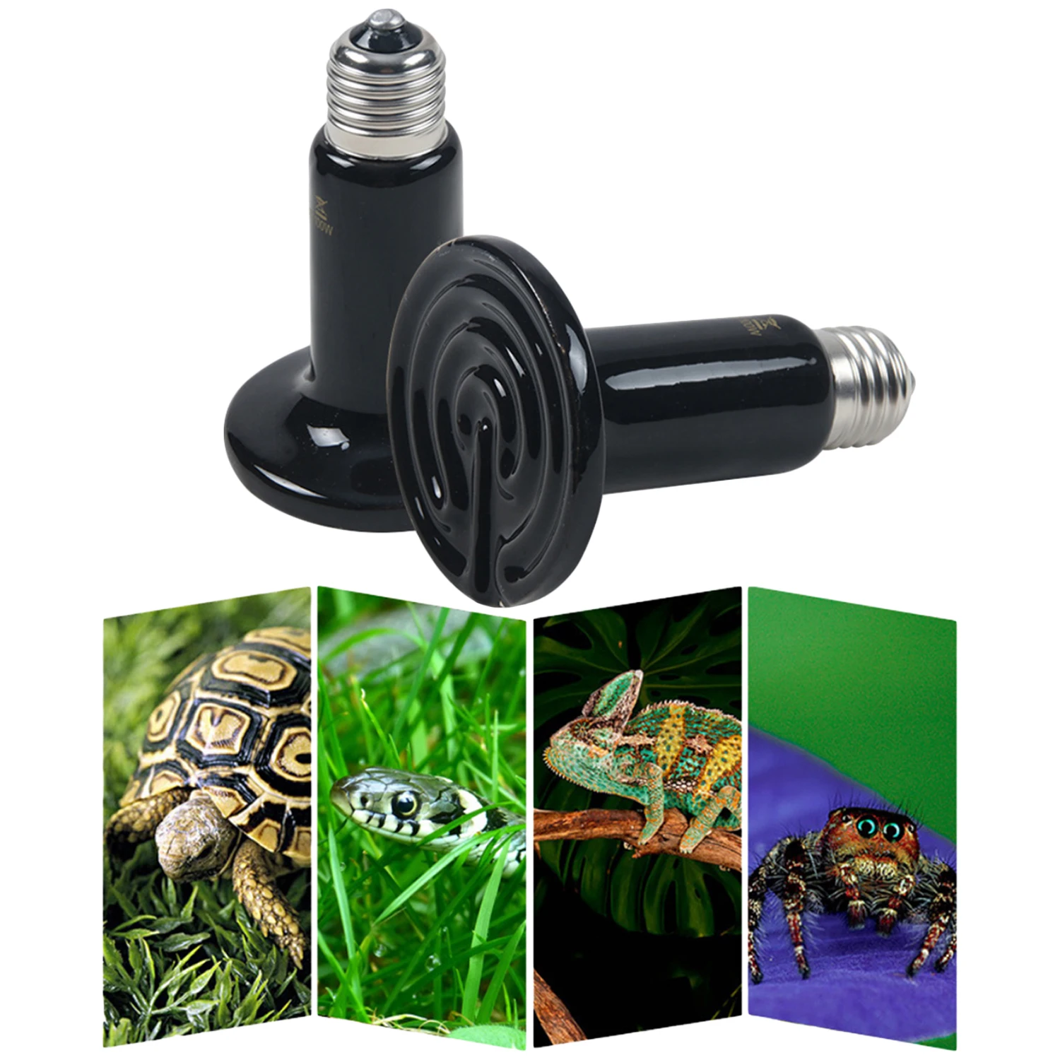 No-Light Infrared Ceramic Heat Lamp Light for Reptiles Turtles Lizards Snakes Spiders Chicken Birds Hamsters Amphibians
No-Light Infrared Ceramic Heat Lamp Light for Reptiles Turtles Lizards Snakes Spiders Chicken Birds Hamsters Amphibians