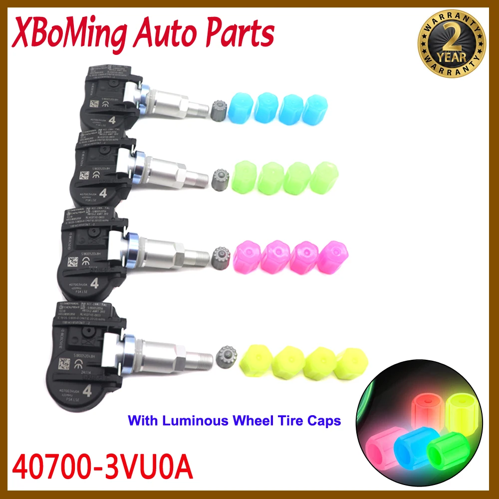 40700-3VU0A 4PCS Car Tyre Pressure Sensors TPMS Sensor 433MHz FOR Nissan Pulsar Qashqai II TIIDA TEANA X-Trail Rogue 407003VU0A
40700-3VU0A 4PCS Car Tyre Pressure Sensors TPMS Sensor 433MHz FOR Nissan Pulsar Qashqai II TIIDA TEANA X-Trail Rogue 407003VU0A