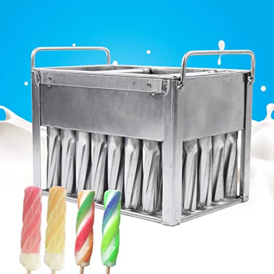 40pcs Stainless Steel Ice Pop MoldsIce Cream Maker Molds Frozen Maker Commercial Molds machine Ice Cream Stick Holder Spiral Mo
40pcs Stainless Steel Ice Pop MoldsIce Cream Maker Molds Frozen Maker Commercial Molds machine Ice Cream Stick Holder Spiral Mo