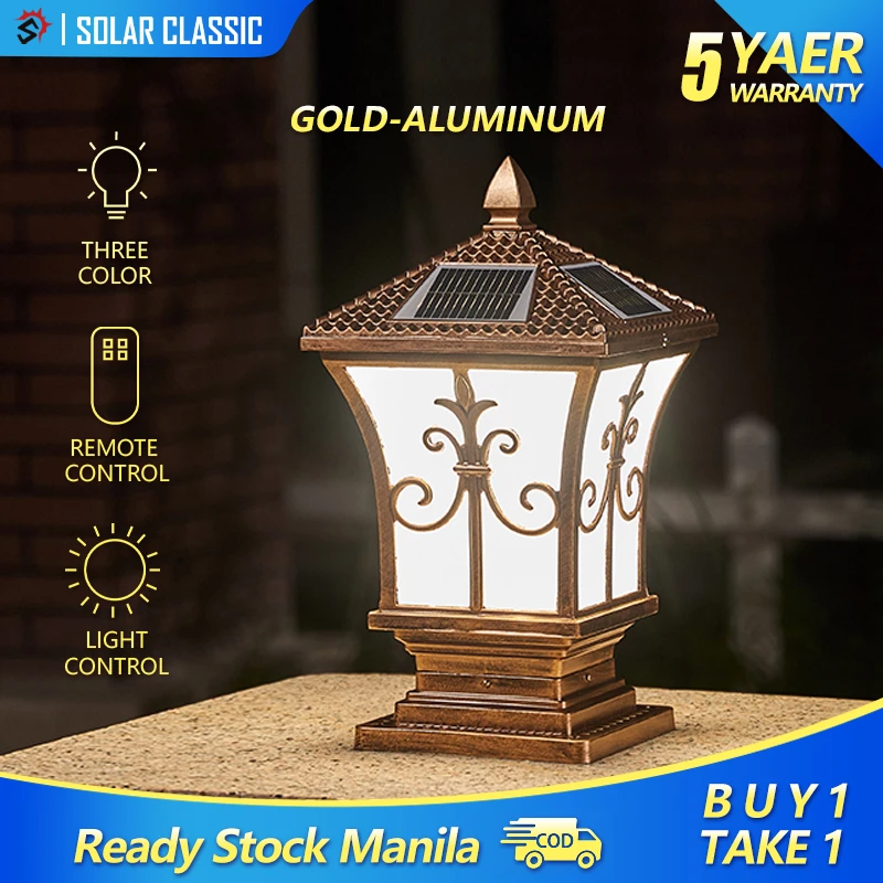 3Color Solar Light Outdoor Waterproof Solar Post Lamp Remote Control Solar Gate Light Garden lamp
3Color Solar Light Outdoor Waterproof Solar Post Lamp Remote Control Solar Gate Light Garden lamp