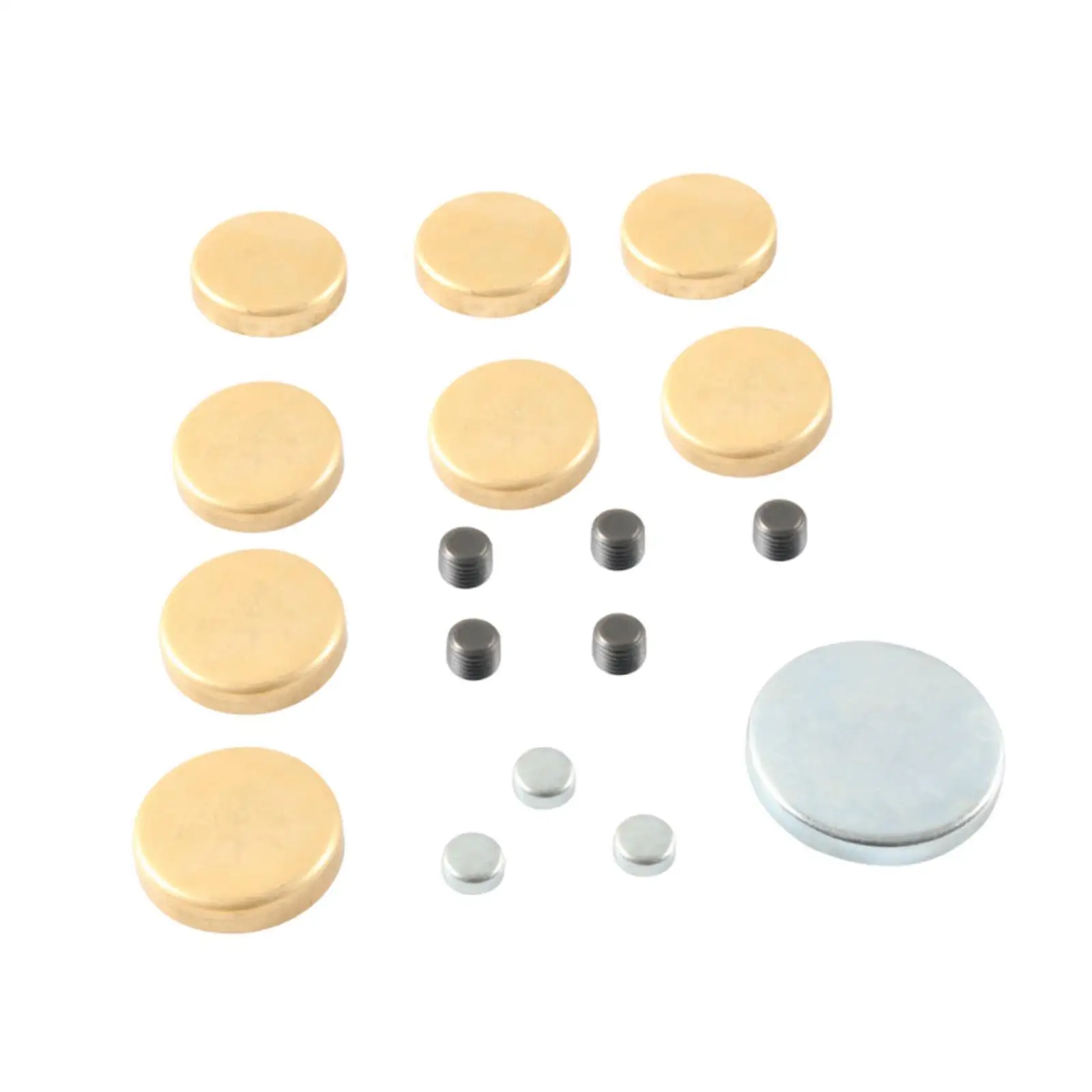 Brass Freeze Plug Kit DIY Modified Sturdy Accessories Professional Easy Installation Replacement Engine Parts for Chevrolet
Brass Freeze Plug Kit DIY Modified Sturdy Accessories Professional Easy Installation Replacement Engine Parts for Chevrolet