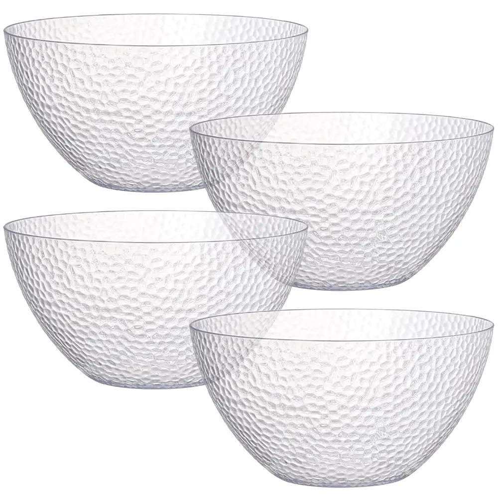 4 Pa Clear Plastic Serving Bowls, 135 Oz Large Round Disposable Bowl Buffet Containers For Chips, Corn, Salad, Punch, Snack,
4 Pa Clear Plastic Serving Bowls, 135 Oz Large Round Disposable Bowl Buffet Containers For Chips, Corn, Salad, Punch, Snack,