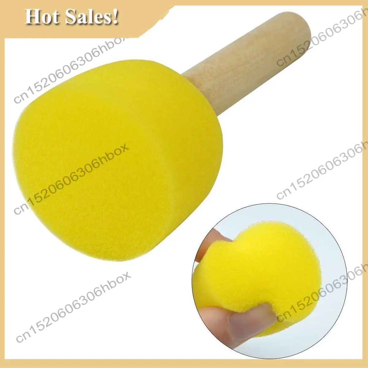 -HOPE 20 PCS Round Sponges Brush Set Kids Painting Tools - Sponge Painting Set DIY Painting Tools In 4 Sizes For Kids
-HOPE 20 PCS Round Sponges Brush Set Kids Painting Tools - Sponge Painting Set DIY Painting Tools In 4 Sizes For Kids