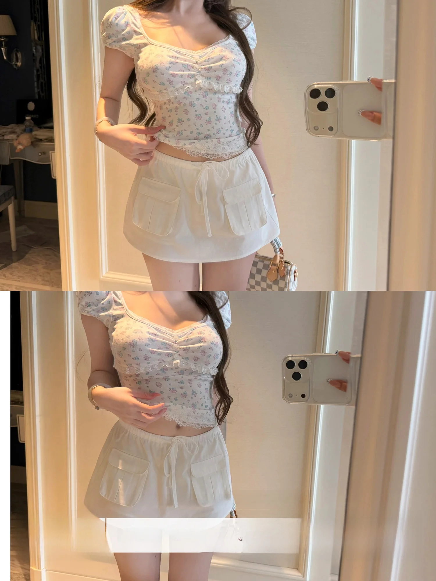 Lukira High Waist Drawstring Cotton A-Line Skirt Women's Summer Anti-Light Pocket High Intelligence Aesthetic Skirt
Lukira High Waist Drawstring Cotton A-Line Skirt Women's Summer Anti-Light Pocket High Intelligence Aesthetic Skirt