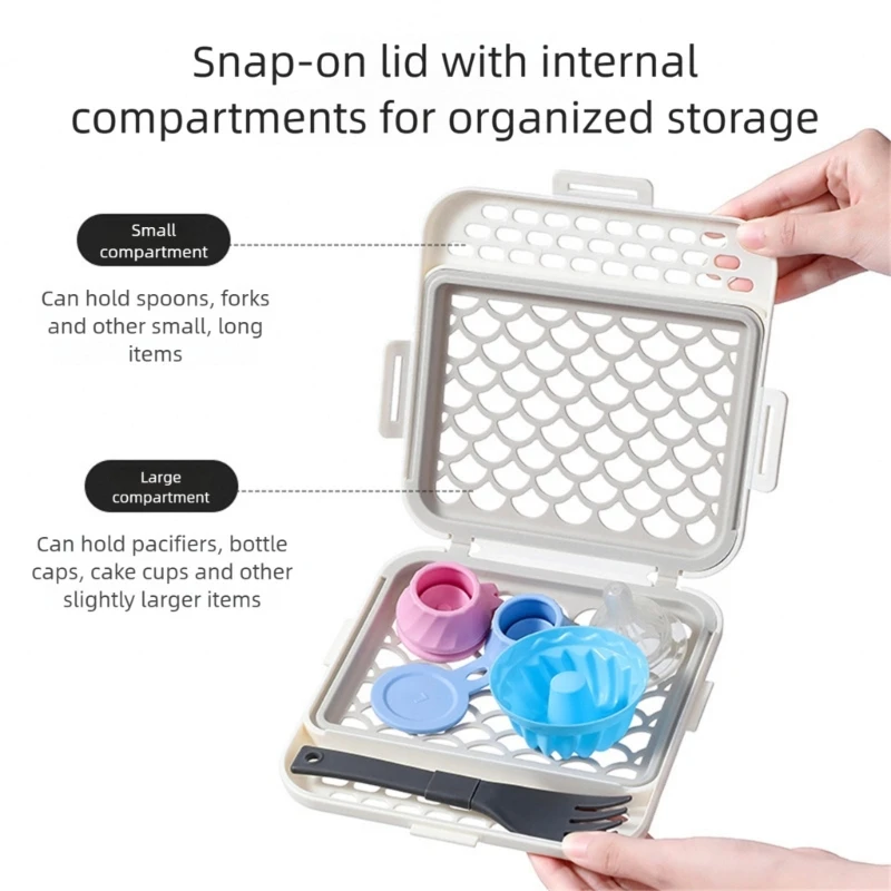 Space Saving Dishwasher Organizers Elastic Meshes Silicone Basket for Utensils Cups Safe Quick Drains HX6C
Space Saving Dishwasher Organizers Elastic Meshes Silicone Basket for Utensils Cups Safe Quick Drains HX6C