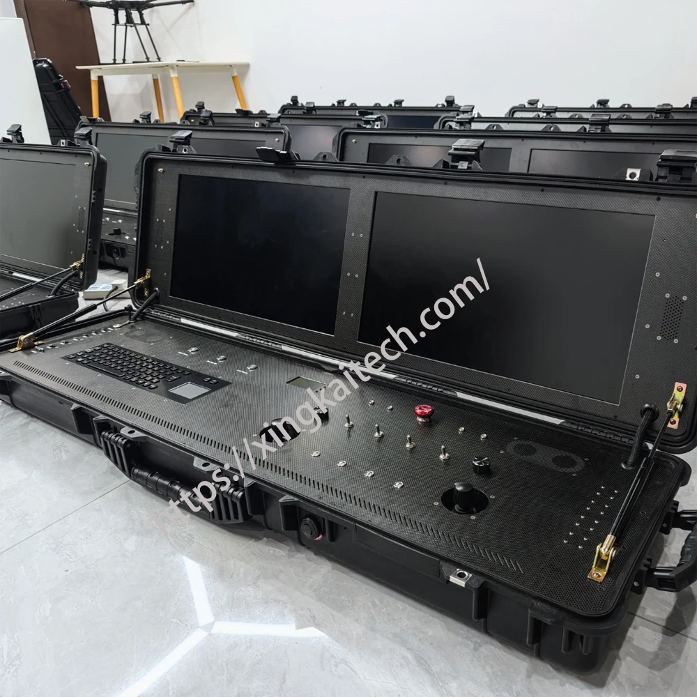 RC VTOL Integrated Industrial Grade PC System Manufacturer Long Range Dual-Screen Portable Ground Control Station
RC VTOL Integrated Industrial Grade PC System Manufacturer Long Range Dual-Screen Portable Ground Control Station