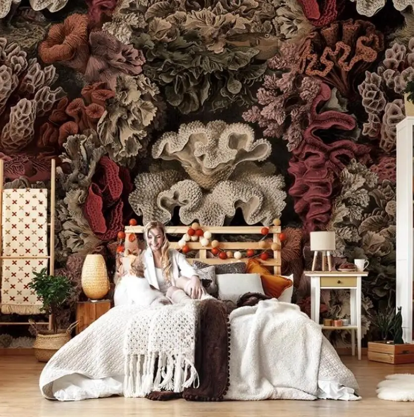 Custom Photo Wallpaper Marine Coral Mural European Retro Hand Painted Living room bedroom wallpaper Painting Papel De Parede
Custom Photo Wallpaper Marine Coral Mural European Retro Hand Painted Living room bedroom wallpaper Painting Papel De Parede
