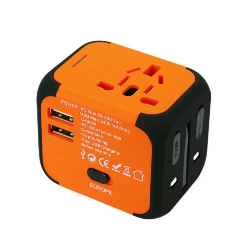 **Conversion plug Global universal travel Korea Hong Kong version European standard German standard universal socket
**Conversion plug Global universal travel Korea Hong Kong version European standard German standard universal socket