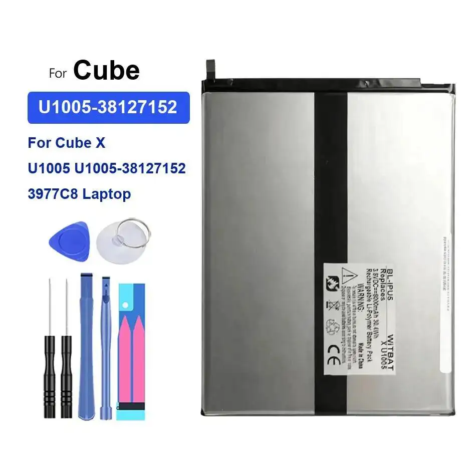 Легкий аккумулятор для ноутбука 8000 мАч для Cube X U1005 U1005-38127152 3977C8
Легкий аккумулятор для ноутбука 8000 мАч для Cube X U1005 U1005-38127152 3977C8