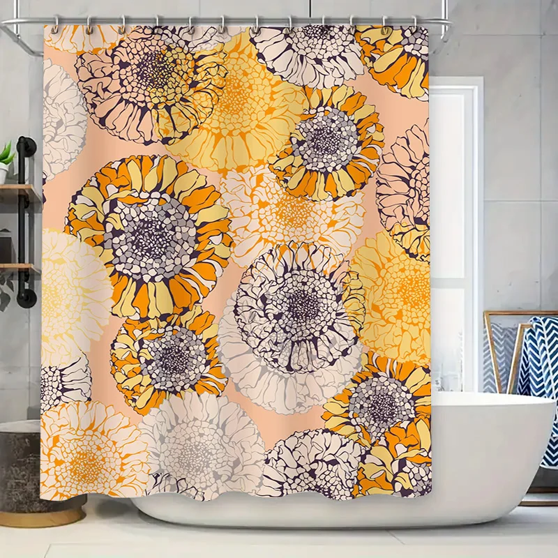 Luxury Bath Curtains Modern Flowers Design Shower Curtain Waterproof Bathroom Decor Custom Size Available (Size180x240cm)
Luxury Bath Curtains Modern Flowers Design Shower Curtain Waterproof Bathroom Decor Custom Size Available (Size180x240cm)