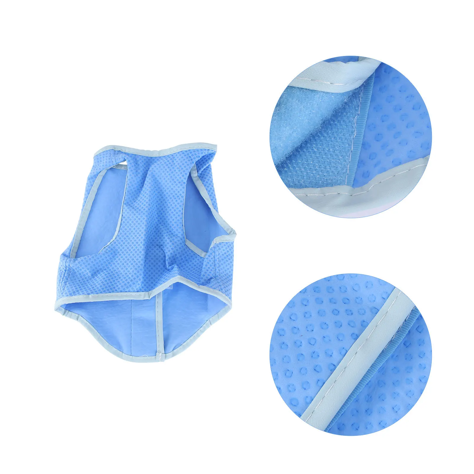 1pc Dog Cooling Vest Blue Summer Sleeveless Pet Clothing For Dogs Breathable Fashion Waistcoat Pet Dog Garment
1pc Dog Cooling Vest Blue Summer Sleeveless Pet Clothing For Dogs Breathable Fashion Waistcoat Pet Dog Garment