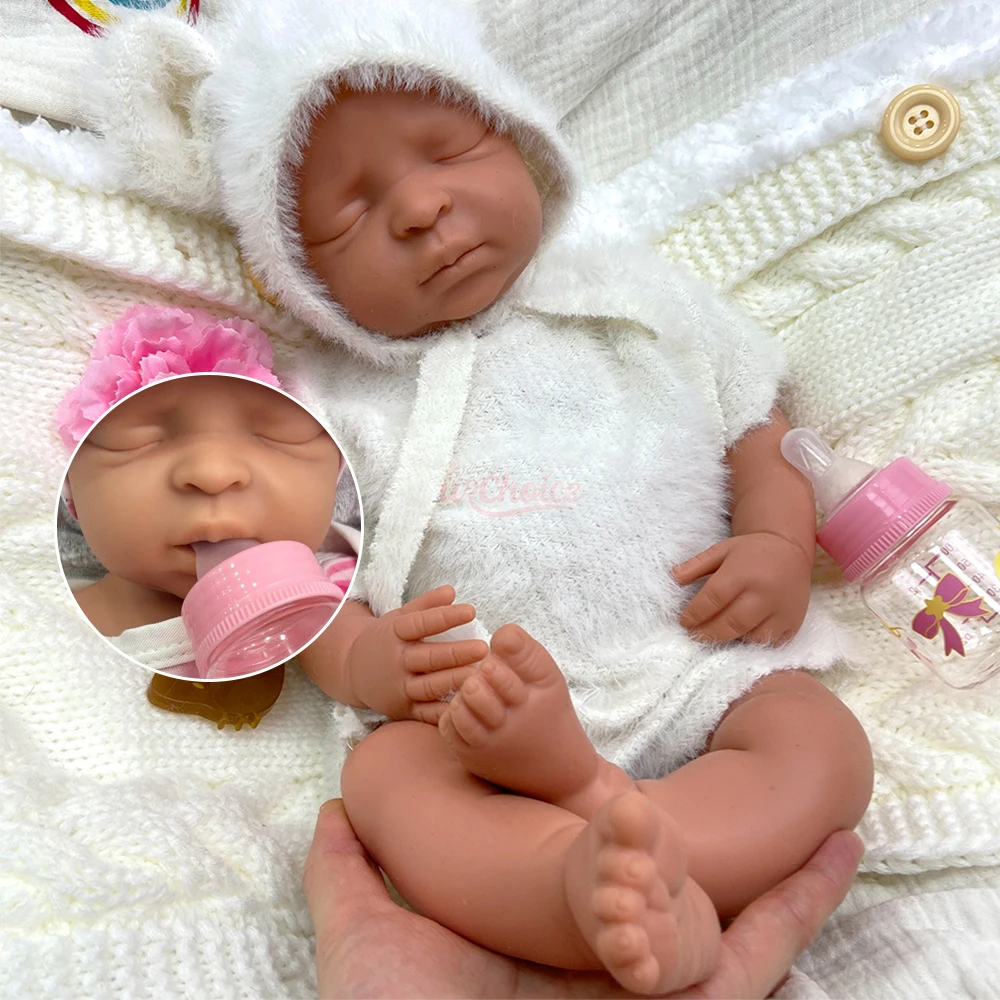 17-дюймовая силиконовая кукла-реборн девочка ручной работы с реалистичными деталями, утяжеленная, для фотосъемки новорожденных
17-дюймовая силиконовая кукла-реборн девочка ручной работы с реалистичными деталями, утяжеленная, для фотосъемки новорожденных