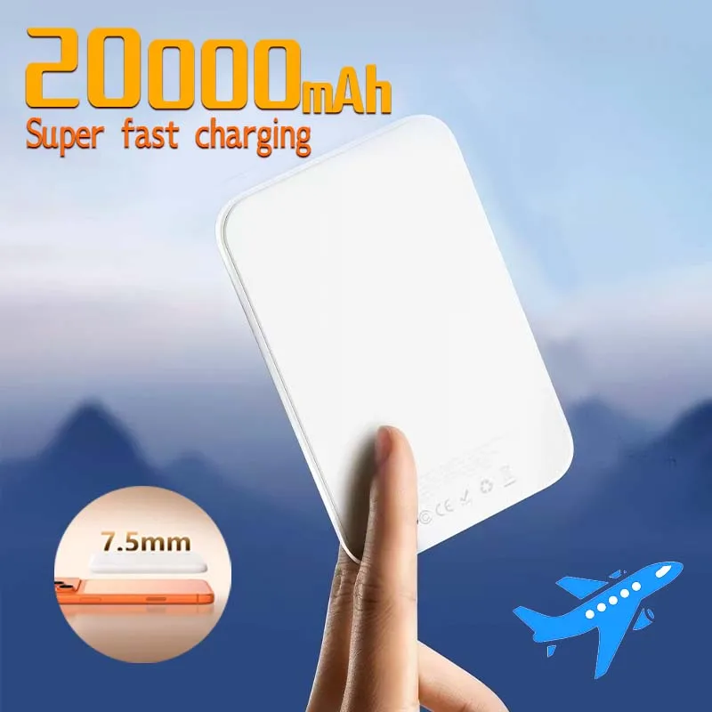 5000/20000mAh Magnetic PowerBank Wireless PD 22.5W Fast Charger For Magsafe Portable Auxiliary Battery For Iphone Samsung
5000/20000mAh Magnetic PowerBank Wireless PD 22.5W Fast Charger For Magsafe Portable Auxiliary Battery For Iphone Samsung