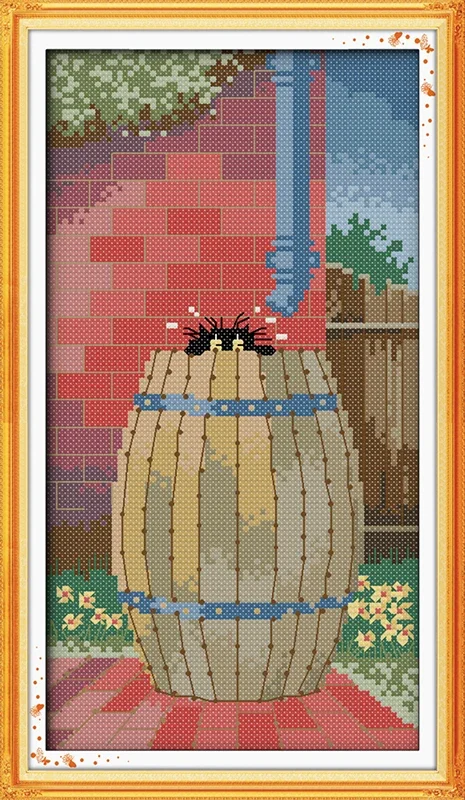 Черный кот, набор для вышивки крестом в бочку, 14 карат, 11 карат, принт, холст, стежки, вышивка, сделай сам, рукоделие ручной работы плюс
Черный кот, набор для вышивки крестом в бочку, 14 карат, 11 карат, принт, холст, стежки, вышивка, сделай сам, рукоделие ручной работы плюс