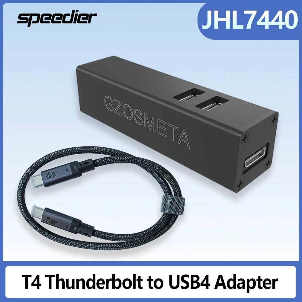 Oculink Thunderbolt USB4 Adapter Notebook External Graphics Card T3/T4 Expansion Dock Oculink Interface JHL6340 7440 Chip
Oculink Thunderbolt USB4 Adapter Notebook External Graphics Card T3/T4 Expansion Dock Oculink Interface JHL6340 7440 Chip