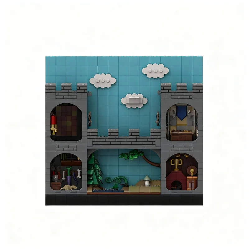 628PCS MOC Medieval Castle Dungeons Dragons Classic Fantasy Minifigure Fitting Ikea Sannahed 25X25 Cm Frame Model DIY Gift Home
628PCS MOC Medieval Castle Dungeons Dragons Classic Fantasy Minifigure Fitting Ikea Sannahed 25X25 Cm Frame Model DIY Gift Home