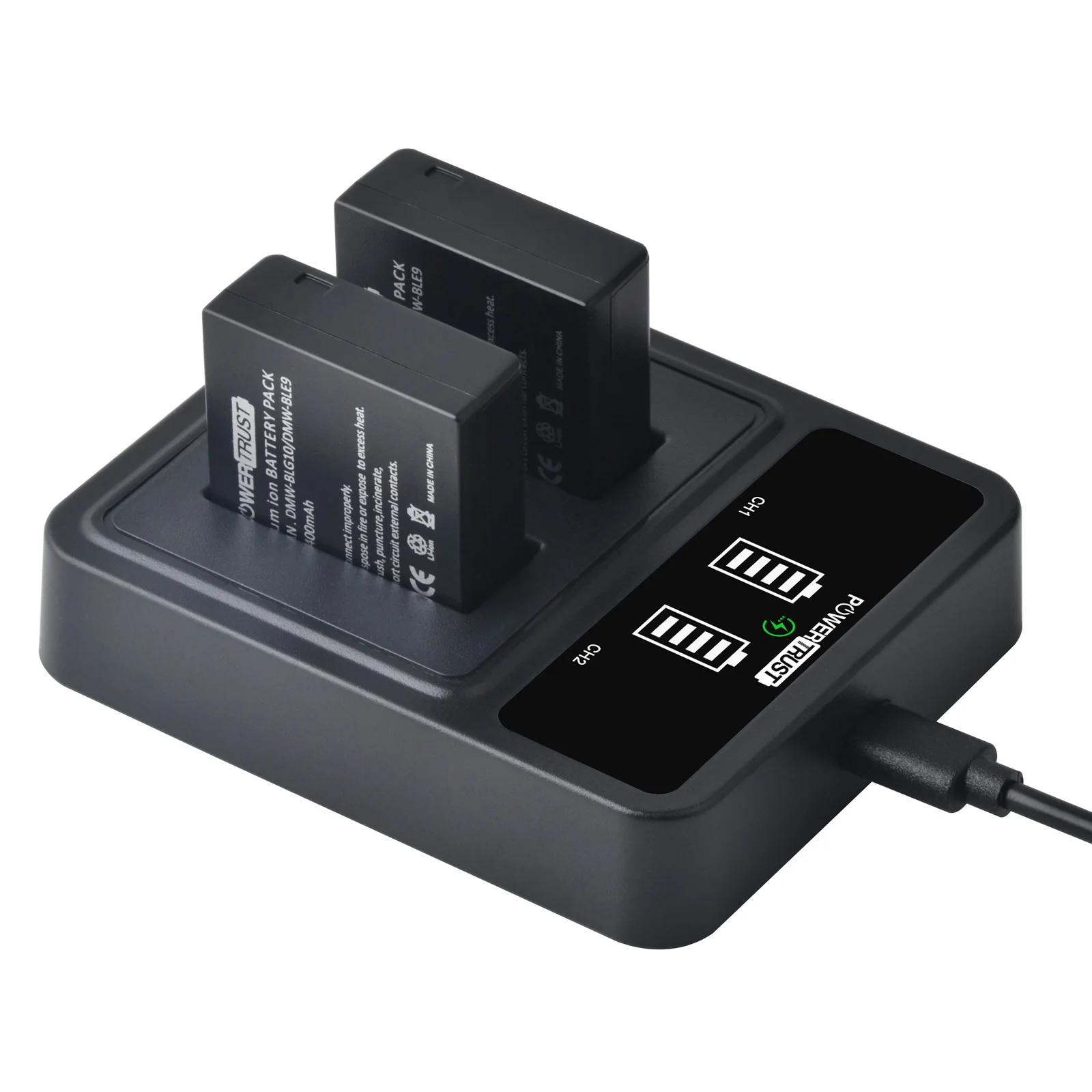 PowerTrust Lithium Battery 1400mAh DMW-BLG10 DMW-BLE9 Battery BLG10 Bateria for Panasonic DC-ZS80 ZS60 GF3 GF5 6 GX9 GX80 GX85
PowerTrust Lithium Battery 1400mAh DMW-BLG10 DMW-BLE9 Battery BLG10 Bateria for Panasonic DC-ZS80 ZS60 GF3 GF5 6 GX9 GX80 GX85