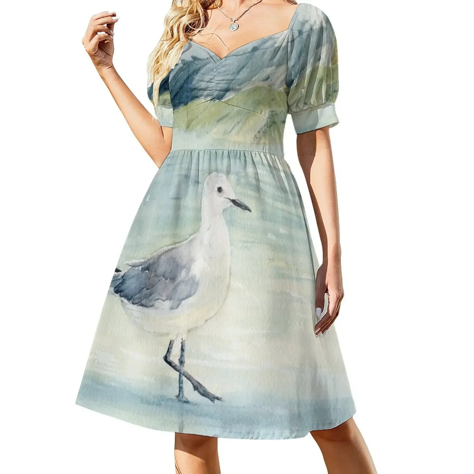 Seagull on the beach Short-Sleeved Dress long dress women summer cocktail dresses summer dress woman 2025
Seagull on the beach Short-Sleeved Dress long dress women summer cocktail dresses summer dress woman 2025