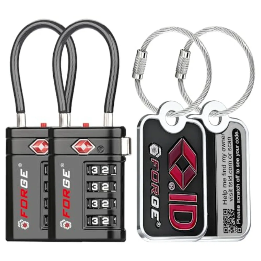 TSA Appd Lage Locks 4 Digit Combination TSA Travel Locks with TSA008, Open Alert Indicator, Zinc Alloy Body for Lage, Suitcase,
TSA Appd Lage Locks 4 Digit Combination TSA Travel Locks with TSA008, Open Alert Indicator, Zinc Alloy Body for Lage, Suitcase,