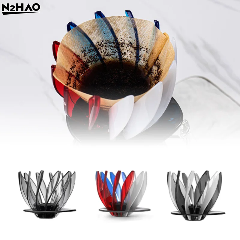 Coffee Filter Cup Suitable For V60 Drip Coffee Filter Resin Water Lily Shape 12 Lotus Petals Removable And Replaceable Petals
Coffee Filter Cup Suitable For V60 Drip Coffee Filter Resin Water Lily Shape 12 Lotus Petals Removable And Replaceable Petals