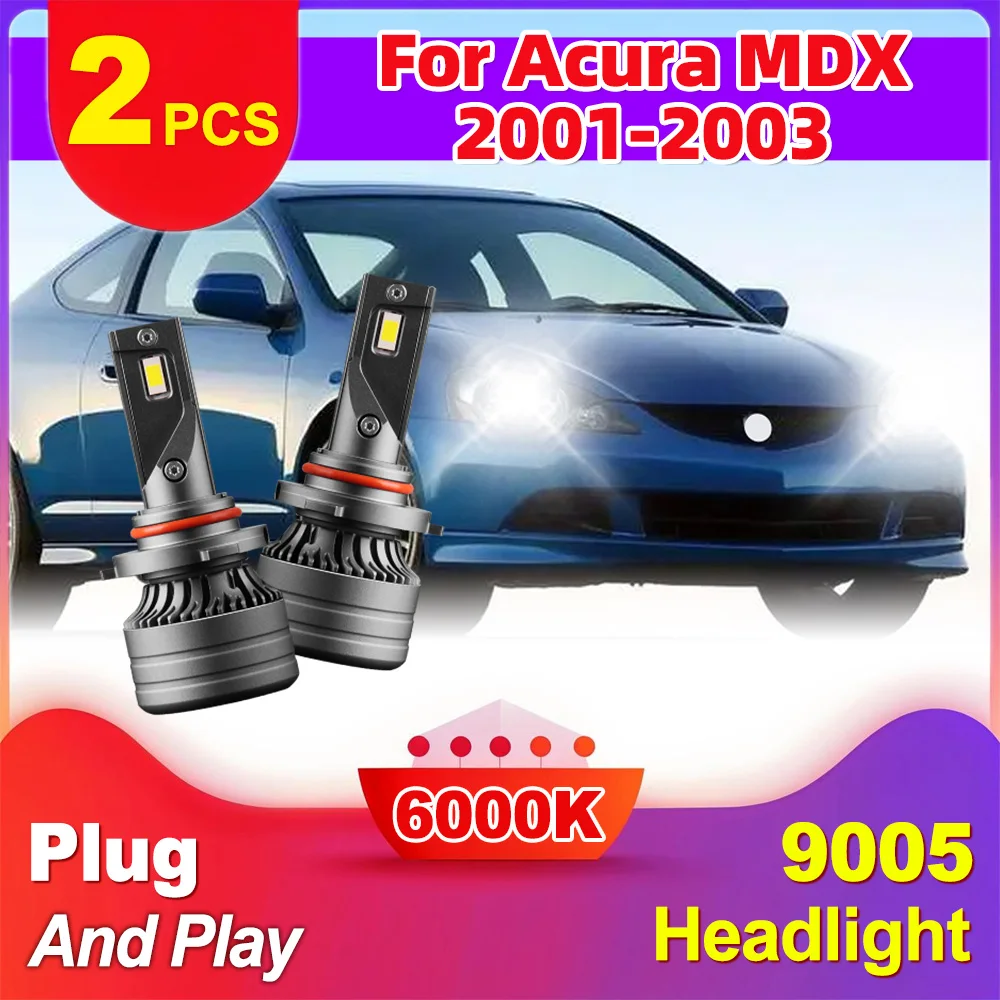 2PCS 9005 Headlight High Power Brightest Upgraded 120W Canbus Error Plug And Play Turbo lights 6000K 12V For Acura MDX 2001-2003
2PCS 9005 Headlight High Power Brightest Upgraded 120W Canbus Error Plug And Play Turbo lights 6000K 12V For Acura MDX 2001-2003
