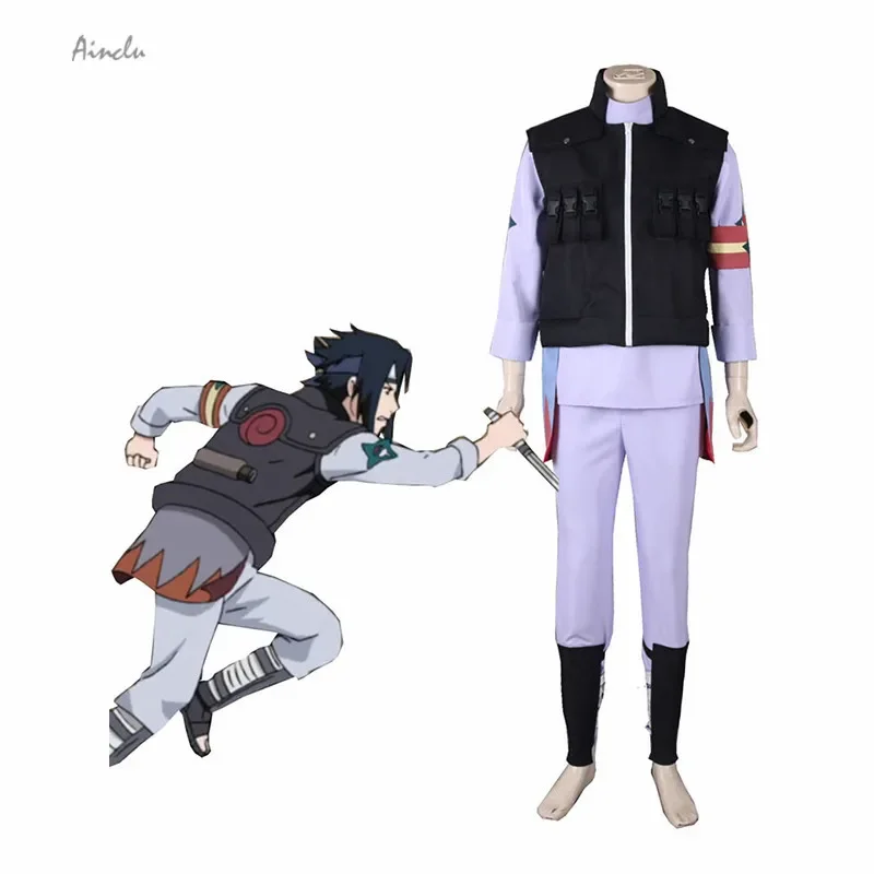 Ainclu Free Shipping Anime Product Black Uchiha Sasuke Customize Cosplay Costume Leaf Village Guard Uniform For Halloween
Ainclu Free Shipping Anime Product Black Uchiha Sasuke Customize Cosplay Costume Leaf Village Guard Uniform For Halloween