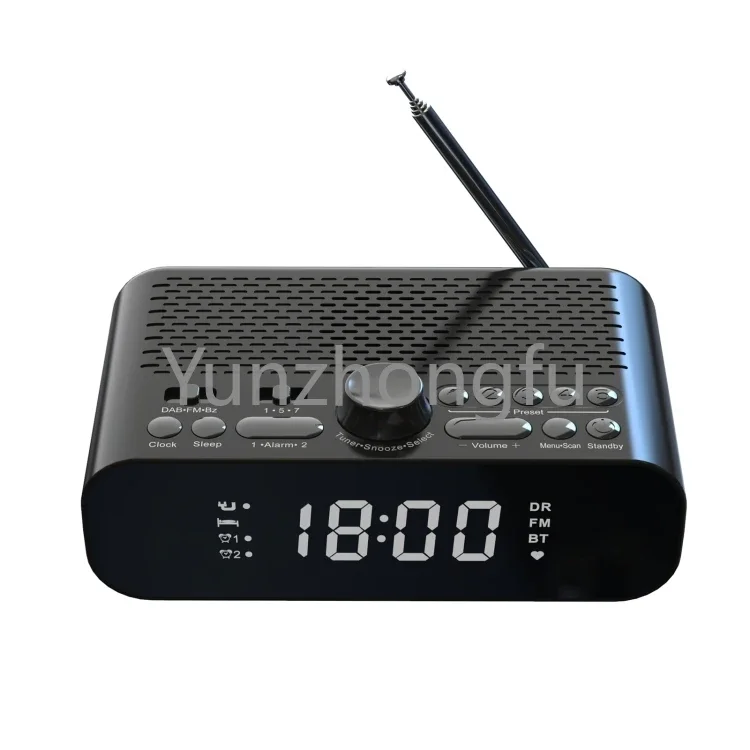 Дисплей прикроватный DAB/FM двойной будильник с независимыми кнопками часы радио с беспроводным динамиком
Дисплей прикроватный DAB/FM двойной будильник с независимыми кнопками часы радио с беспроводным динамиком