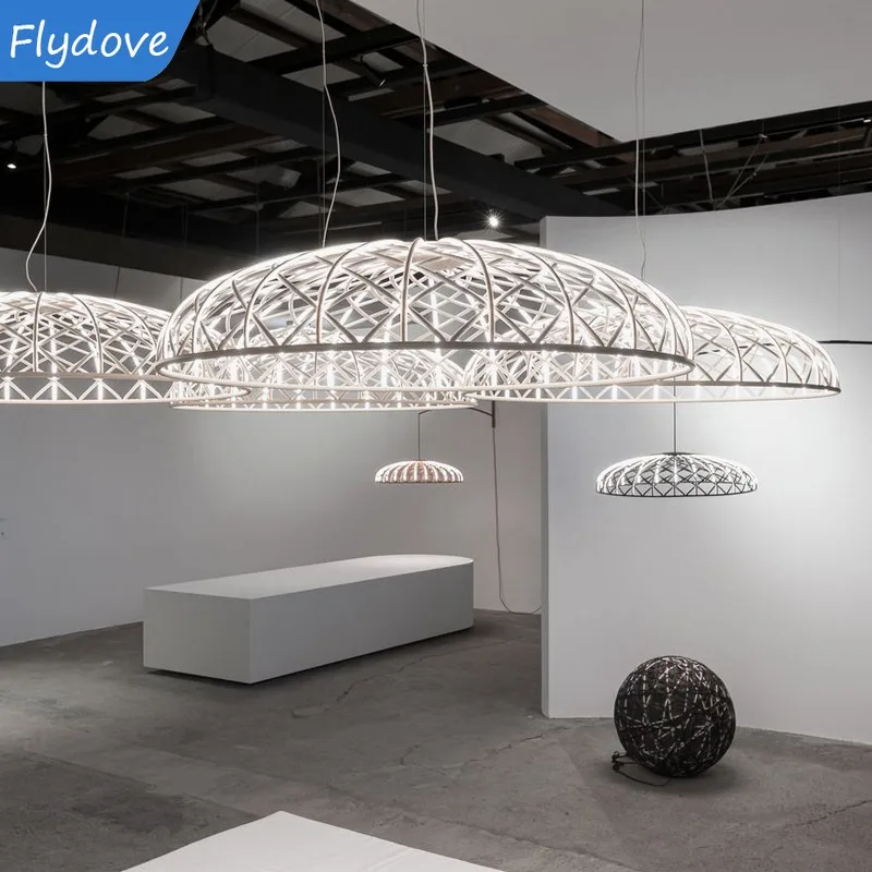 Designer Skynest Pendant Light Foscarini Mesh Macaron Lamp Living Room Staircase Restaurant Bar Chandelier Home Decor Aesthetic
Designer Skynest Pendant Light Foscarini Mesh Macaron Lamp Living Room Staircase Restaurant Bar Chandelier Home Decor Aesthetic