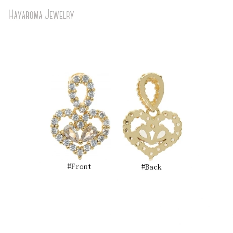 10Pcs Hearts Heart Shape Point Copper Gold Color Metal Cubic Zirconia Wholesale Gift For Her Jewelry Charms PM52549
10Pcs Hearts Heart Shape Point Copper Gold Color Metal Cubic Zirconia Wholesale Gift For Her Jewelry Charms PM52549