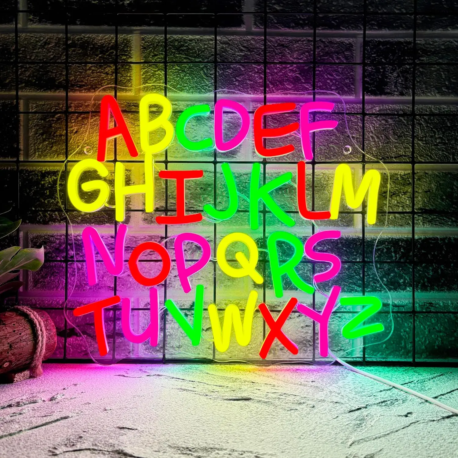 ABC Alphabet Neon Sign Bulletin Board USB Powered LED Light for Kids Room School Classroom Kindergarten Bedroom Decoration Gift
ABC Alphabet Neon Sign Bulletin Board USB Powered LED Light for Kids Room School Classroom Kindergarten Bedroom Decoration Gift