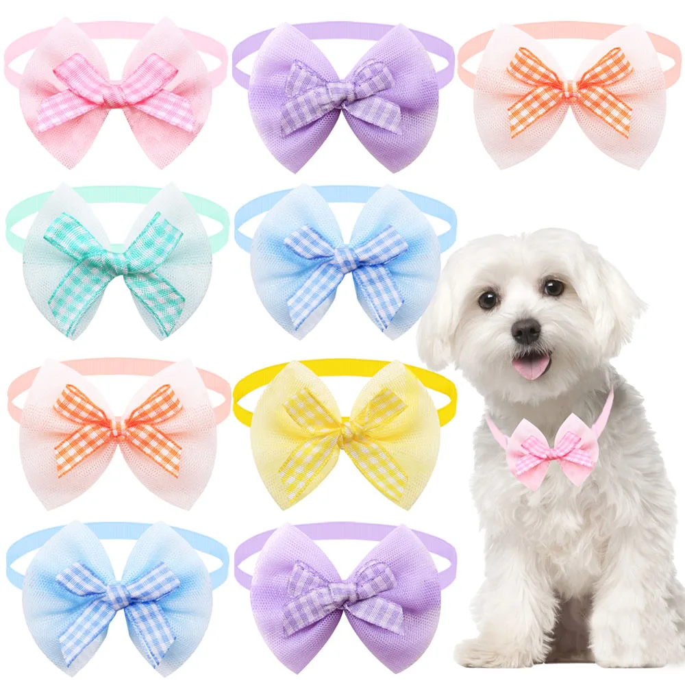 10PCS Lace Dog Bowties Mixed Colors Small Dog Bow Ties Collar Adjustable Cat Necklaces Pet Supplies For Dogs And Cats Puppy Bows
10PCS Lace Dog Bowties Mixed Colors Small Dog Bow Ties Collar Adjustable Cat Necklaces Pet Supplies For Dogs And Cats Puppy Bows