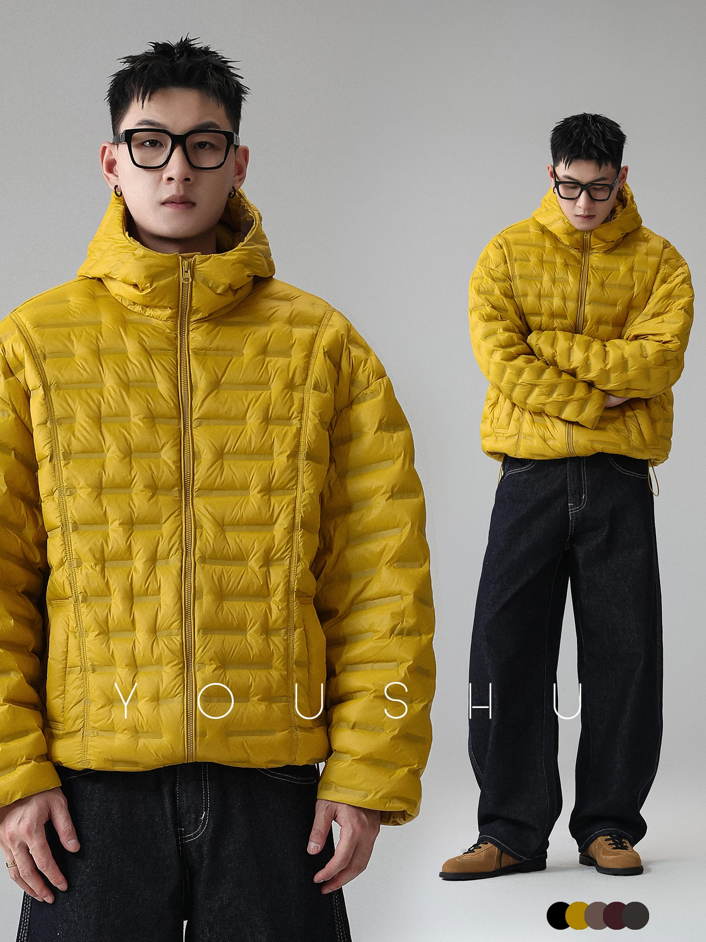 High Quali White Du down Hooded Puffer Jaet ex Loose Fit Large Size Winter Coat Warm Thiened Ci Casual Sle
High Quali White Du down Hooded Puffer Jaet ex Loose Fit Large Size Winter Coat Warm Thiened Ci Casual Sle