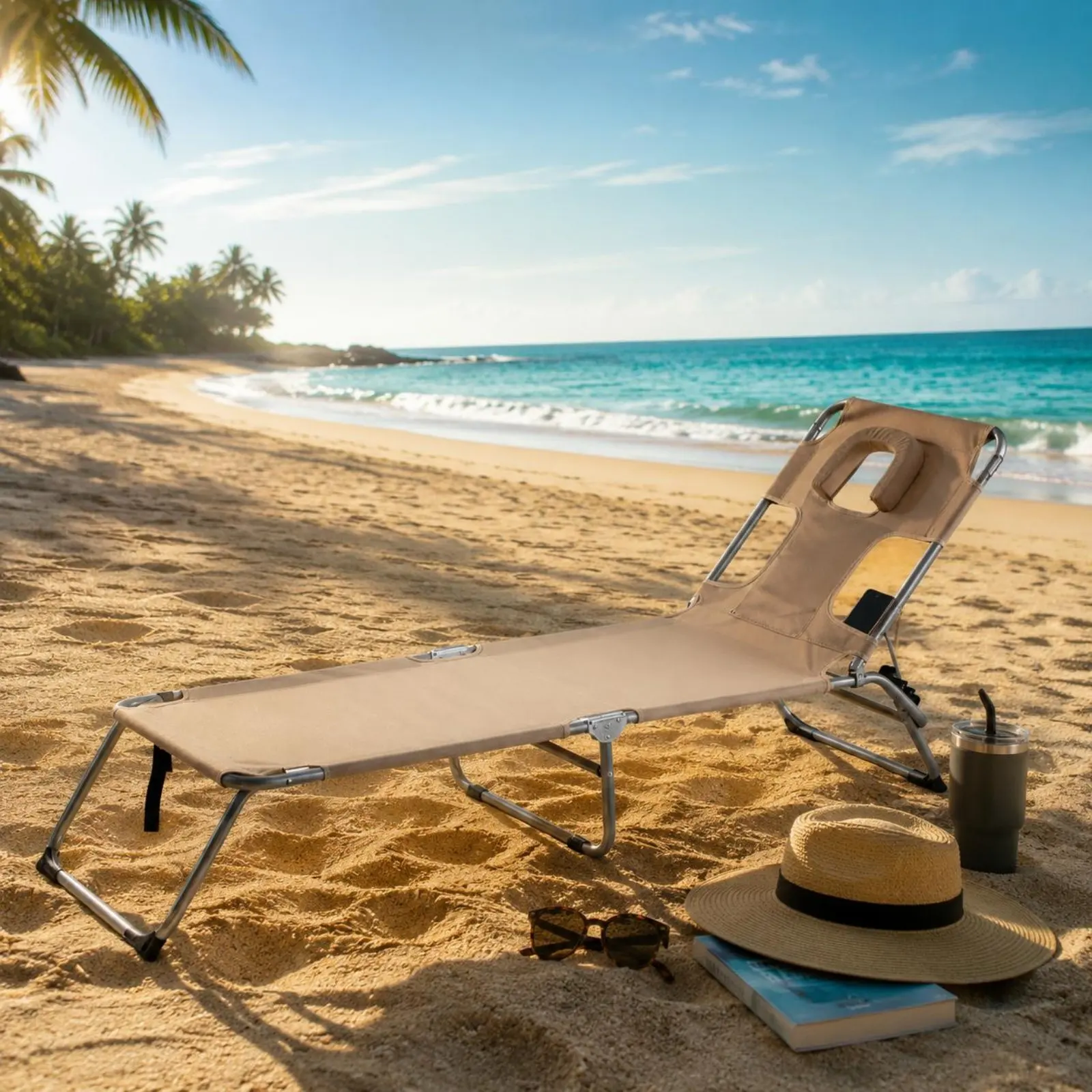 Folding Tanning Chair Foldable Portable Sun Lounger Folding Beach Chaise Heavy Duty Sunbathing Bed Adjustable Canopy for Camping
Folding Tanning Chair Foldable Portable Sun Lounger Folding Beach Chaise Heavy Duty Sunbathing Bed Adjustable Canopy for Camping