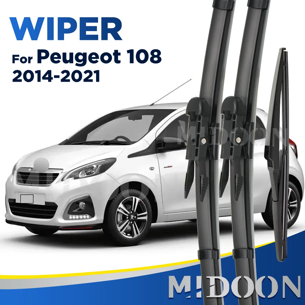 Стеклоочиститель MIDOON для Peugeot 108 Citroen C1 Toyota Aygo 2 2014-2021, передние и задние щетки стеклоочистителя, щетки для ветрового стекла 26 "26" 12"
Стеклоочиститель MIDOON для Peugeot 108 Citroen C1 Toyota Aygo 2 2014-2021, передние и задние щетки стеклоочистителя, щетки для ветрового стекла 26 "26" 12"