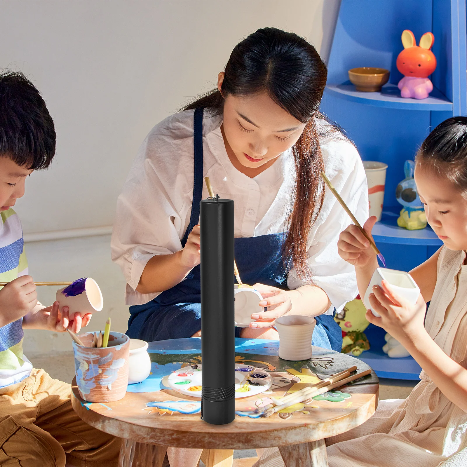 Telescoping Art Tube Plastic Black Expands from 20 to 35 Inches Adjustable Shoulder Strap Waterproof Drawing Poster Blueprint
Telescoping Art Tube Plastic Black Expands from 20 to 35 Inches Adjustable Shoulder Strap Waterproof Drawing Poster Blueprint