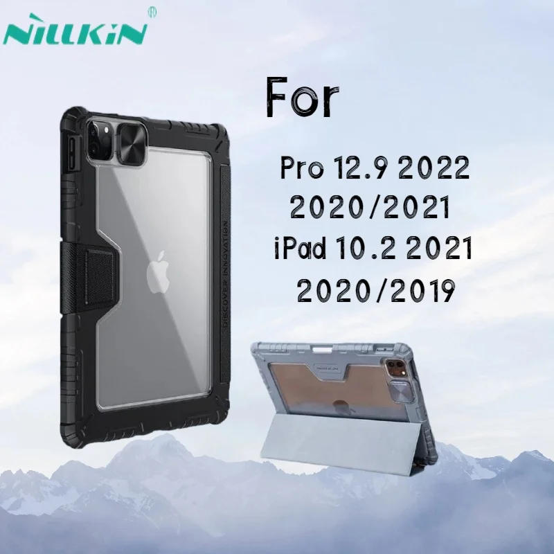 Nillkin ForPro 12.9 2022 iPad mini 7 2024 iPad mini 6 2021 iPad 10.2 2021 Lens Protection Folding Cover With Pen Holder
Nillkin ForPro 12.9 2022 iPad mini 7 2024 iPad mini 6 2021 iPad 10.2 2021 Lens Protection Folding Cover With Pen Holder