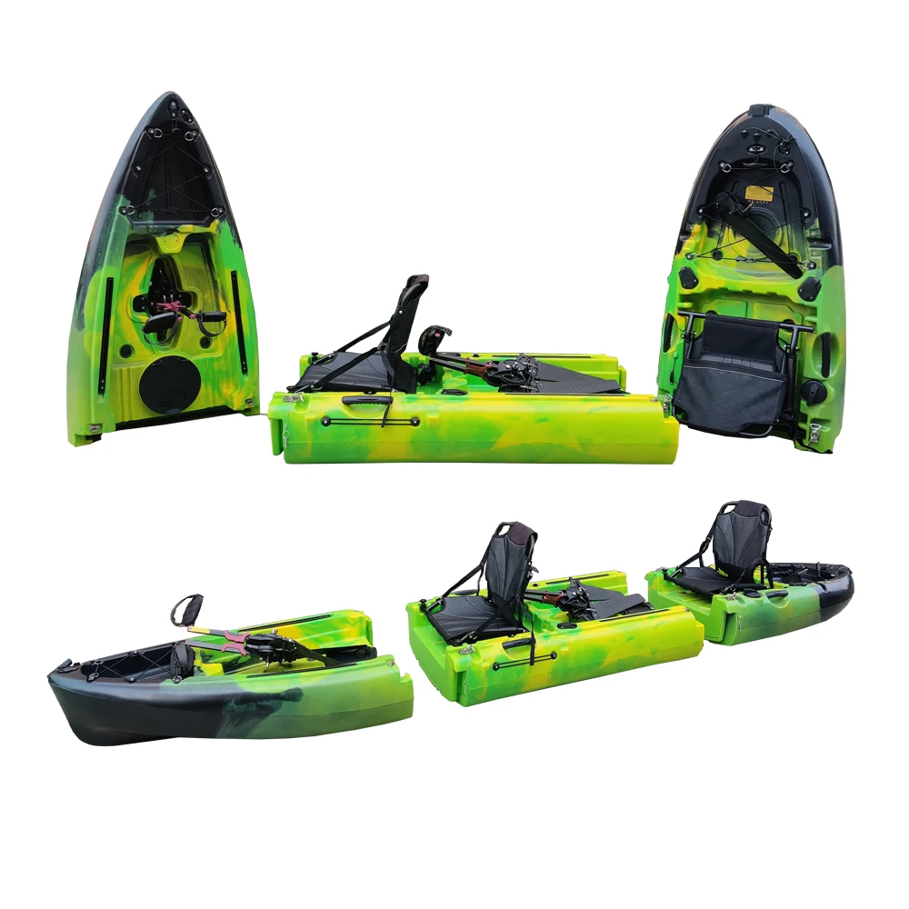Professional 2 Person Folding Kayak Kajak Modular Pedal Fishing Kayak for Skiff
Professional 2 Person Folding Kayak Kajak Modular Pedal Fishing Kayak for Skiff