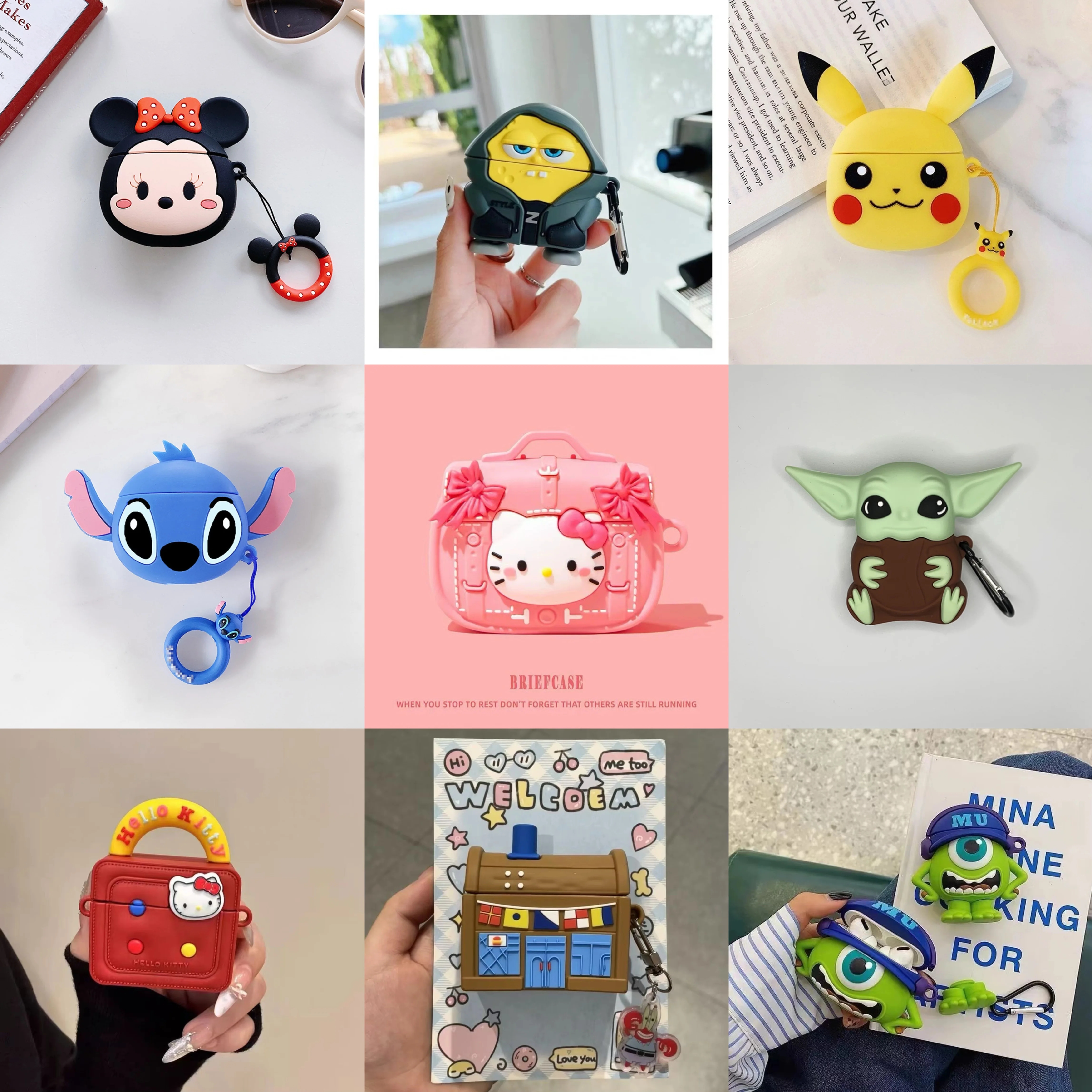 Cartoon Earphone Case for Airpods 4 Pro 2 3 Case Shockproof Cover for Apple AirPods Pro 2 3 1 Cases Accessories with Keychain
Cartoon Earphone Case for Airpods 4 Pro 2 3 Case Shockproof Cover for Apple AirPods Pro 2 3 1 Cases Accessories with Keychain