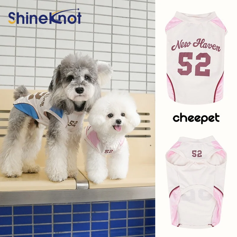 SHINEKNOT Pet Ball Uniform Thin Dog T-Shirt Dog Breathable Sunscreen Tank Top Compared To Bear Schnauzer Clothes
SHINEKNOT Pet Ball Uniform Thin Dog T-Shirt Dog Breathable Sunscreen Tank Top Compared To Bear Schnauzer Clothes