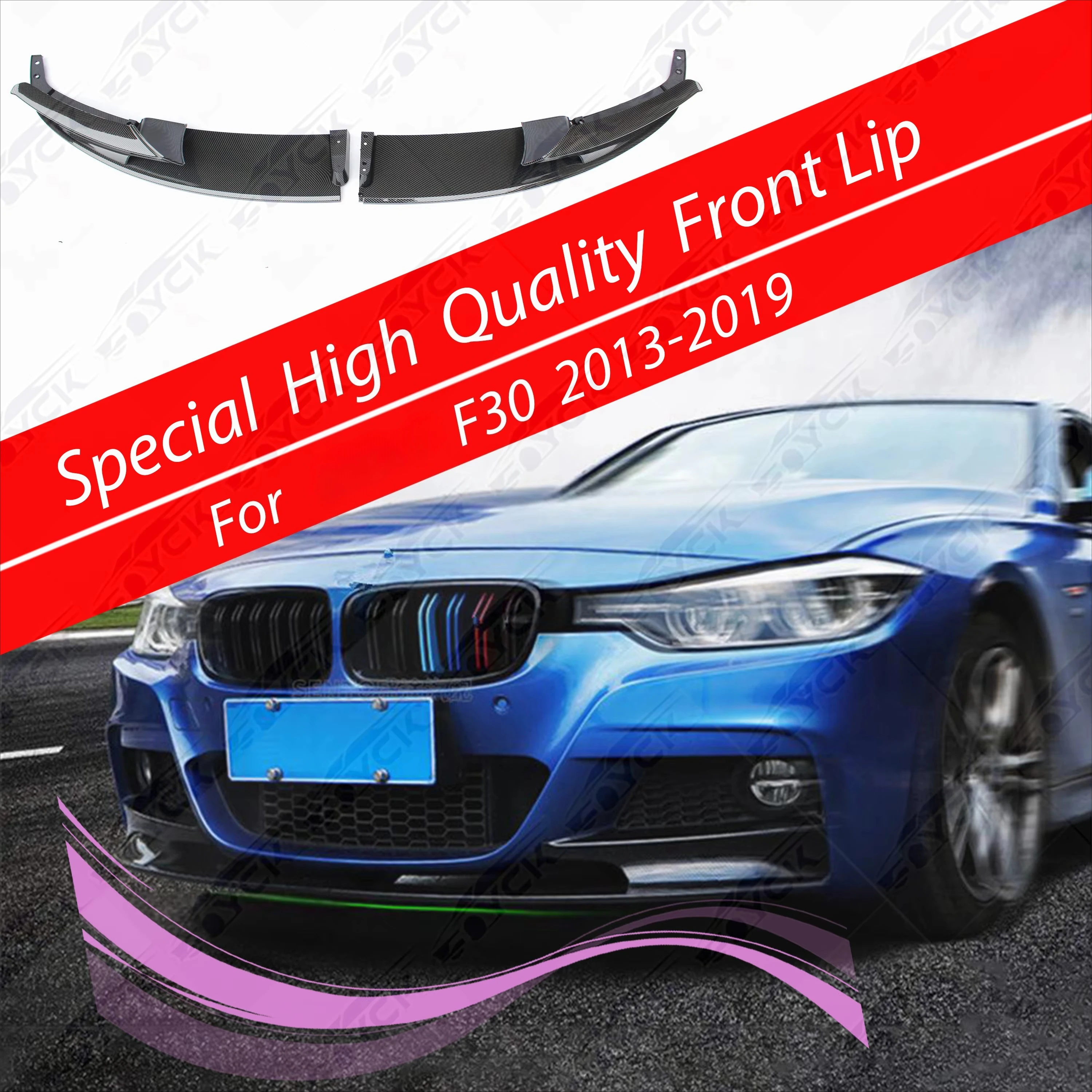 2013-2018 for 3 Series F30 MP Style Front Splitter and Bumper Lip New Condition Plastic Automotive Parts
2013-2018 for 3 Series F30 MP Style Front Splitter and Bumper Lip New Condition Plastic Automotive Parts