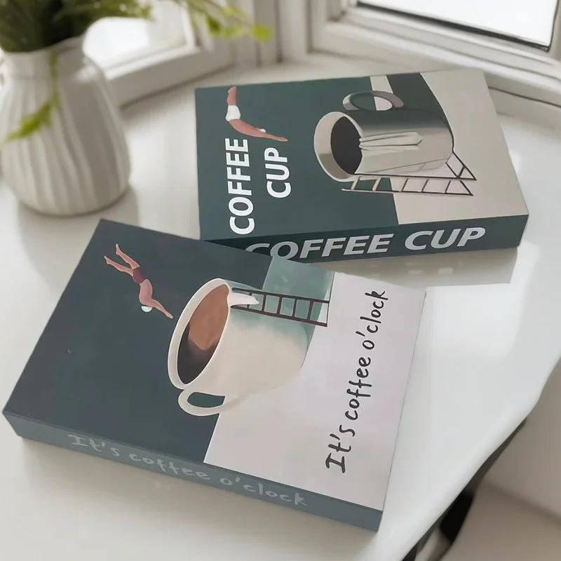 Coffee Cup Luxury Fake Books Nordic Decorative Books Fashion Design Coffee Table Bedroom Bookshelf Ornament Home Decoration Boho
Coffee Cup Luxury Fake Books Nordic Decorative Books Fashion Design Coffee Table Bedroom Bookshelf Ornament Home Decoration Boho