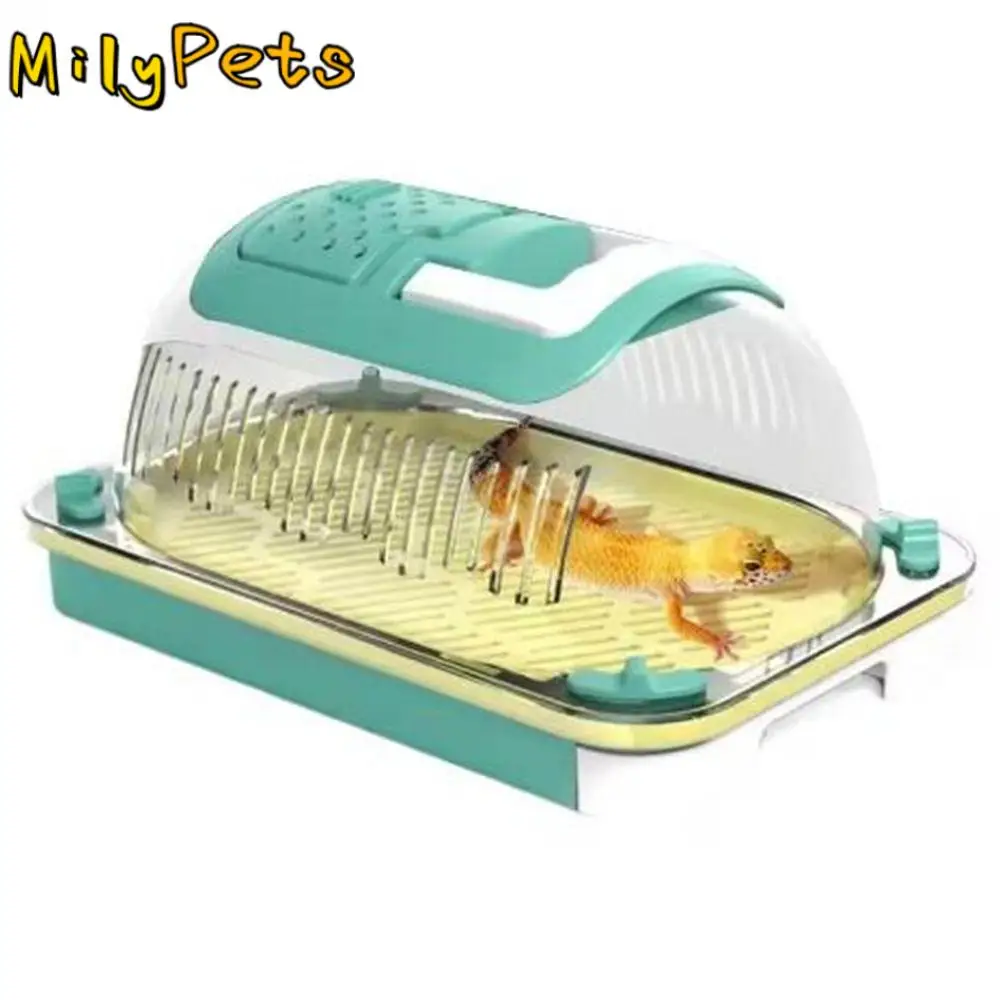 Portable Plastic Lizard Keeper Wear-Resistant Breathable Lizard Cage with Handle Ventilated Reptile Breeding Box Snakes
Portable Plastic Lizard Keeper Wear-Resistant Breathable Lizard Cage with Handle Ventilated Reptile Breeding Box Snakes
