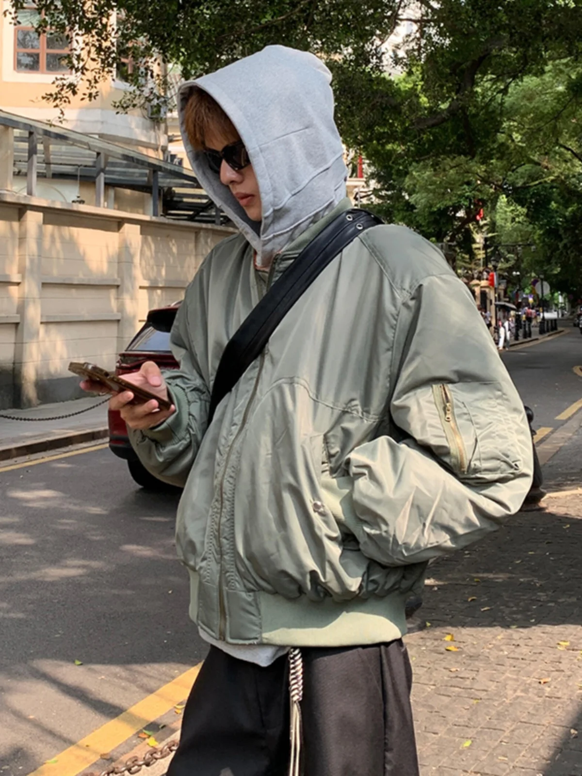 Warm Cotton-Enhanced ort American Sle Jaet for Men Autumn Winter Faion Brand Pilot Coat Youth Trendy Baseball Collar
Warm Cotton-Enhanced ort American Sle Jaet for Men Autumn Winter Faion Brand Pilot Coat Youth Trendy Baseball Collar