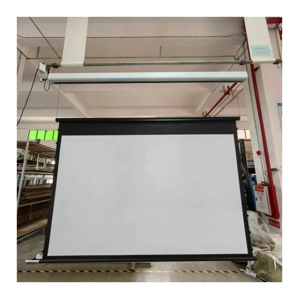 In-Ceiling Tensioned Motorized Screen - 165" 16:9 Motorized Screen with A Built-in Self-winding Cable System
In-Ceiling Tensioned Motorized Screen - 165" 16:9 Motorized Screen with A Built-in Self-winding Cable System