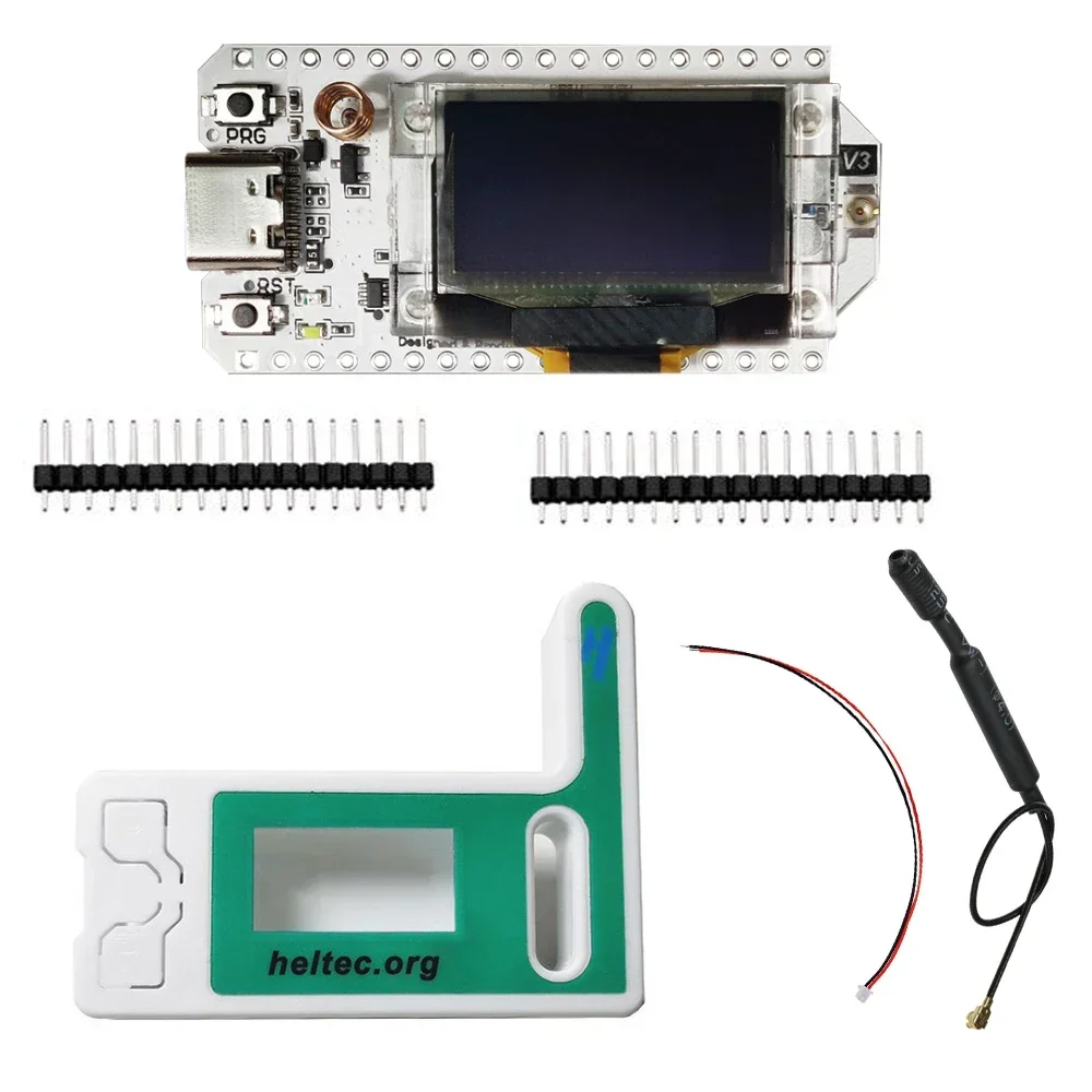 0.96-inch WiFi LoRa 32 (V3) ESP32 Bluetooth WIFI development board CP2102 V3 upgraded LA863-928 LAF433-510 TYPE-C interface 
0.96-inch WiFi LoRa 32 (V3) ESP32 Bluetooth WIFI development board CP2102 V3 upgraded LA863-928 LAF433-510 TYPE-C interface