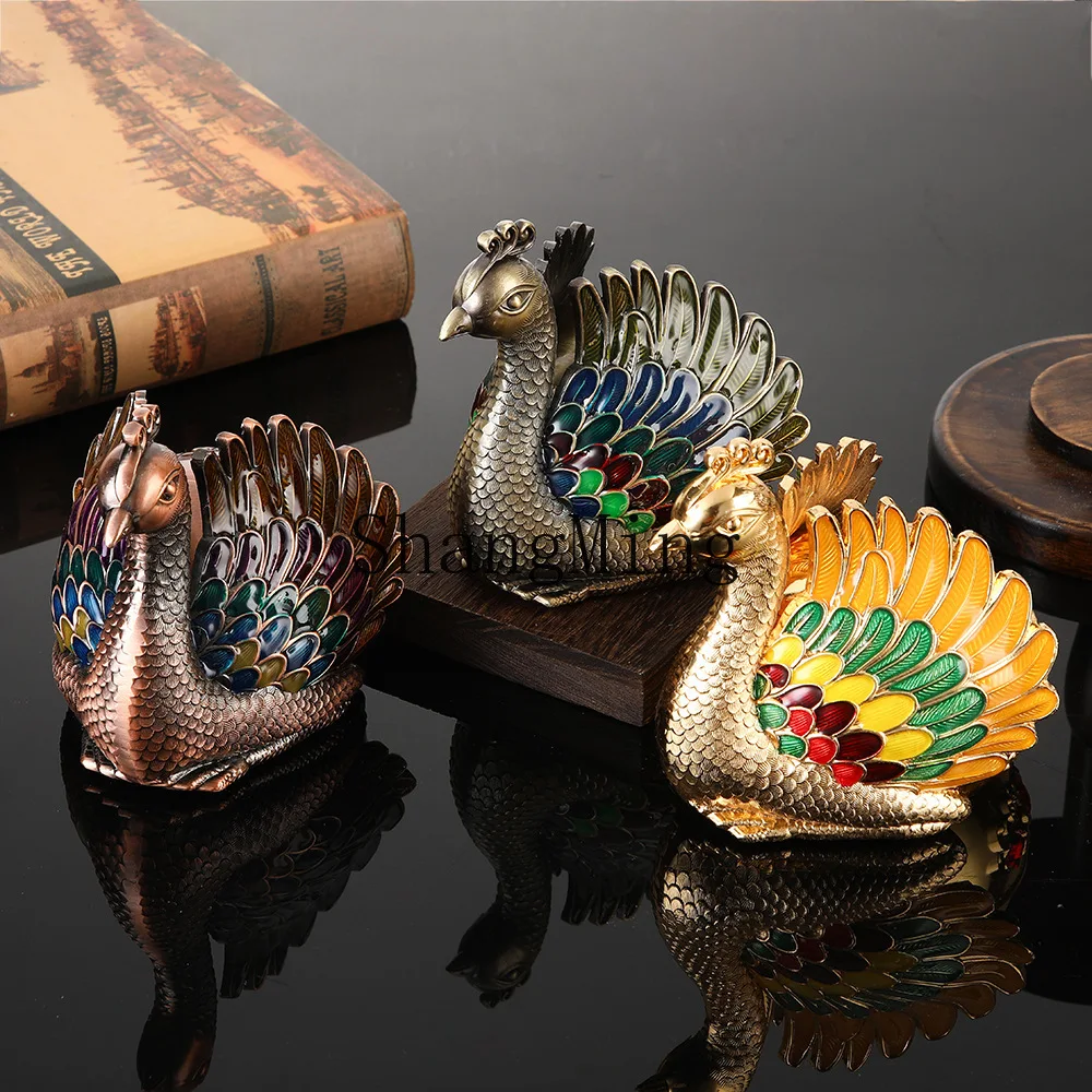 Металлическая пепельница-орнамент CL Peacock: роскошный, ветрозащитный, с защитой от разлета пепла, для дома и офиса
Металлическая пепельница-орнамент CL Peacock: роскошный, ветрозащитный, с защитой от разлета пепла, для дома и офиса